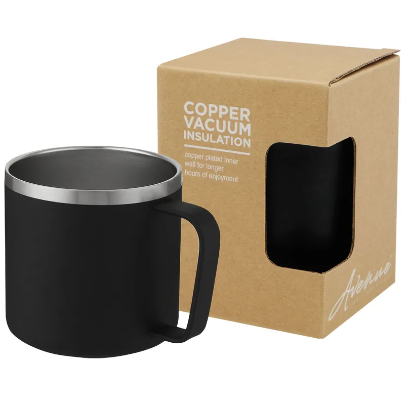 Rychlé Dodání Měděný hrnek s vakuovou izolací CRETA, 350 ml - solid black