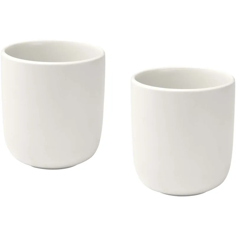Hit Sezóny Hrnek Seasons Male sada 2 keramických hrnků 200 ml White