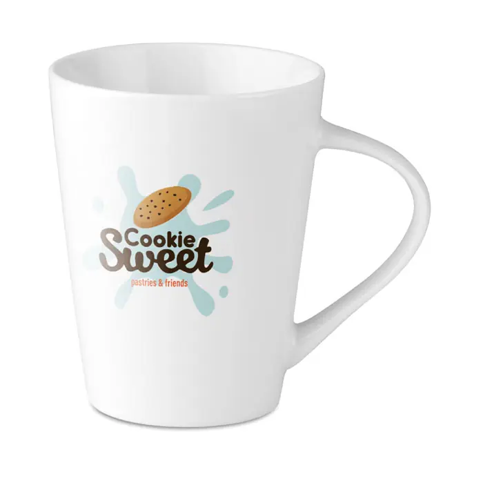 Zlevněný Porcelánový hrnek CONO, 250 ml - bílá