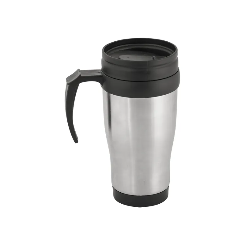 Sleva Kovový termohrnek PATROL, 450 ml - stříbrná / černá