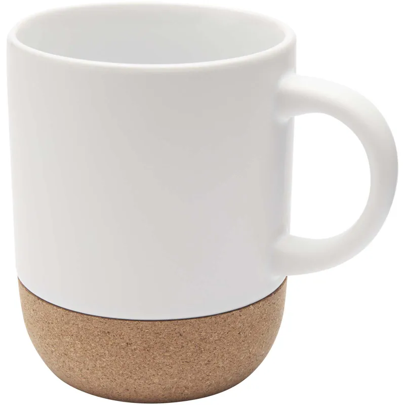 Hrnek Unbranded Keramický sublimační hrnek o objemu 300 ml s korkovými detaily Billie White Nejlepší Volba