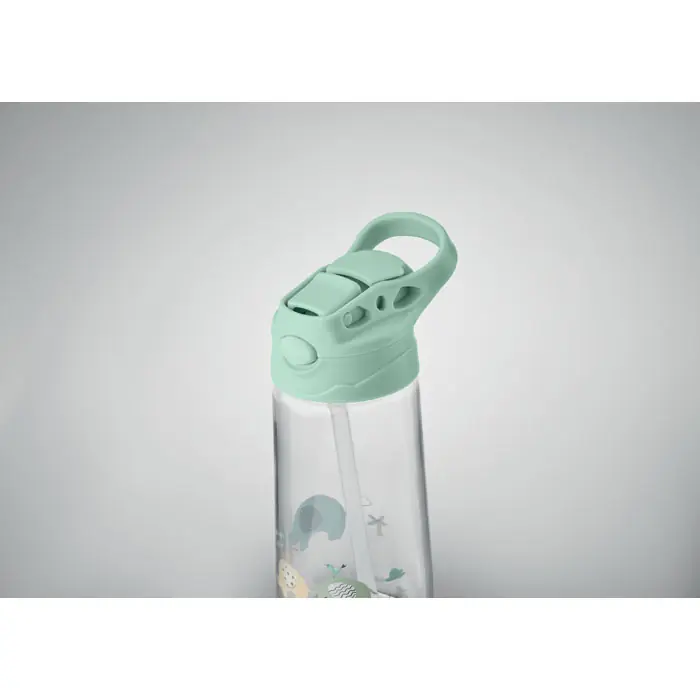 Aktuální Tritanová láhev SID se zabudovaným brčkem, 450 ml - mátově zelená