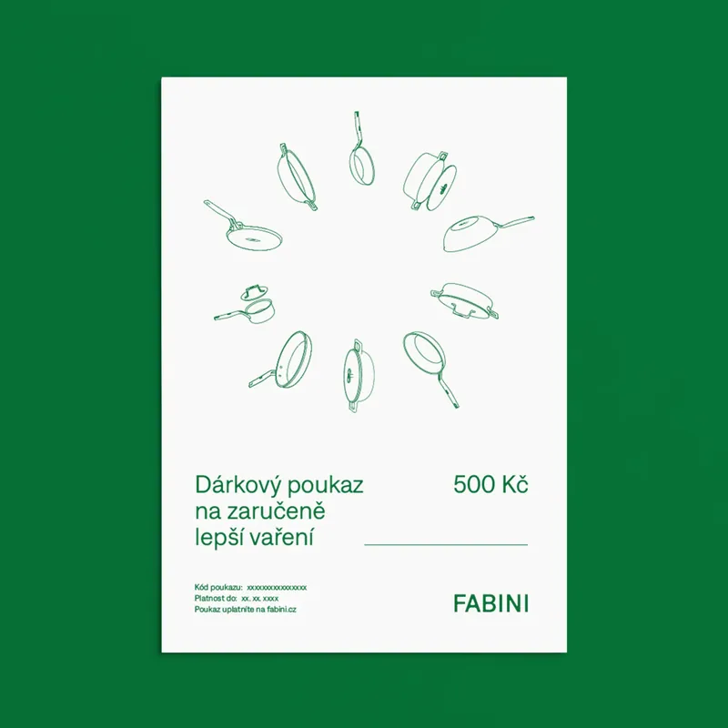 Originální Dárkový poukaz elektronický 500 Kč