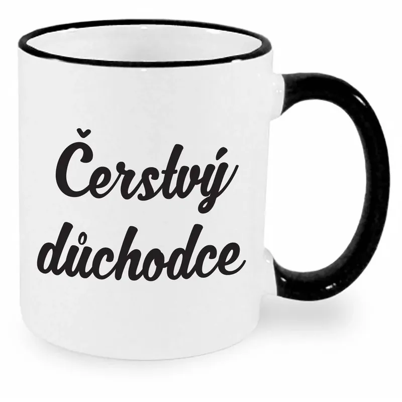 Horká Nabídka Hrnek - Čerstvý důchodce