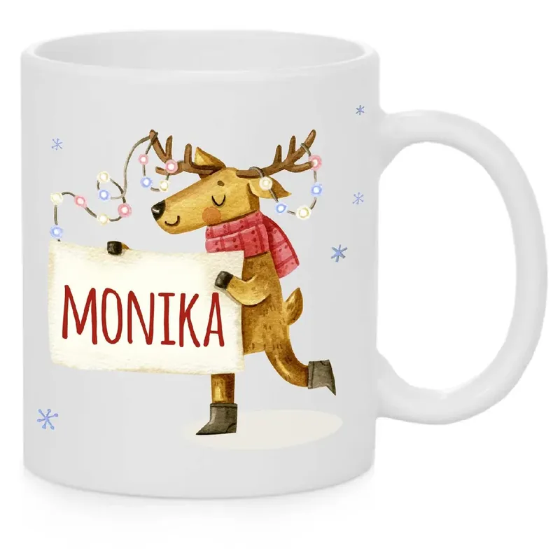 Speciální Cena Vánoční hrnek - Sob se jménem Monika