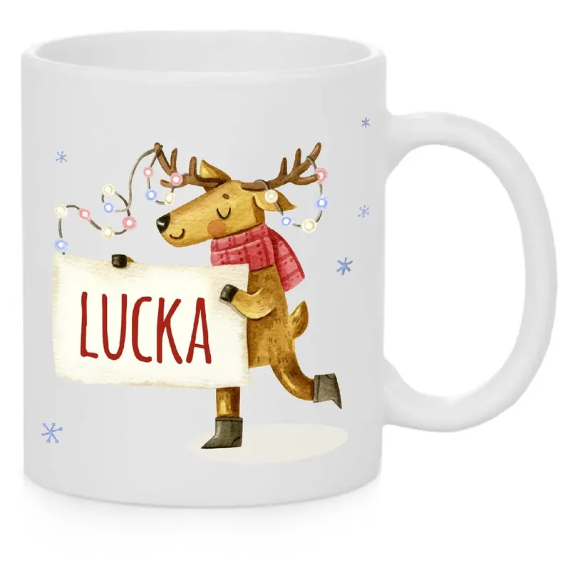 Vánoční hrnek - Sob se jménem Lucka Akce