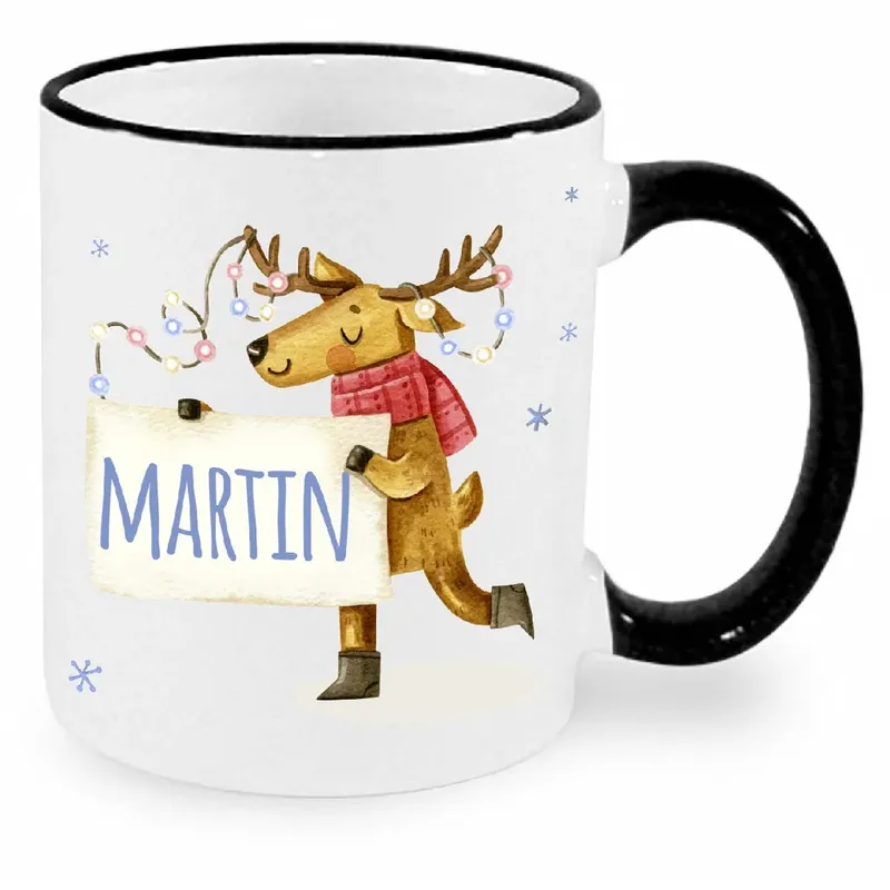 Vánoční hrnek - Sob se jménem Martin Novinka