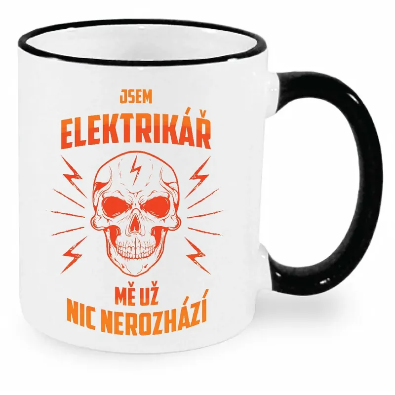 Značkový Hrnek Elektrikář - mě už nic nerozhází