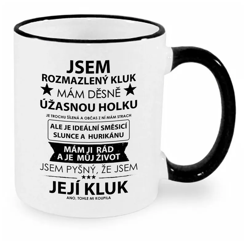 Hrnek - Jsem rozmazlený kluk Originální