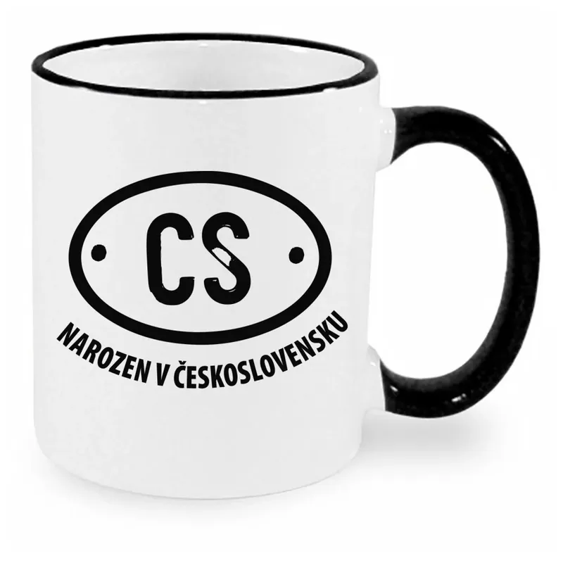 Hrnek - Narozen v Československu CS Tovární Cena