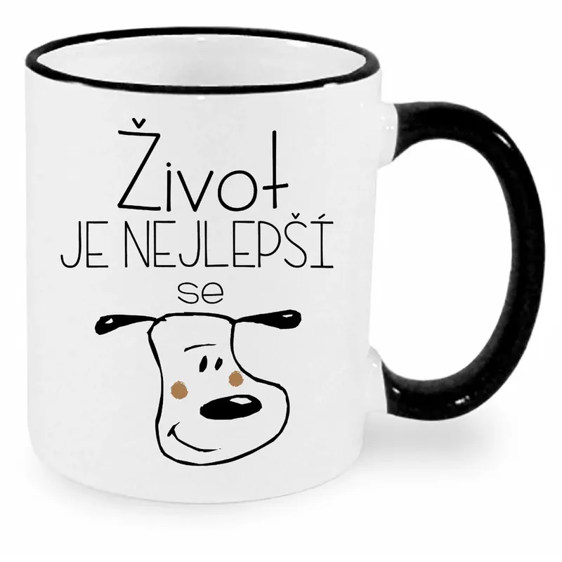 Hrnek - Život je nejlepší se psem Časově Omezené
