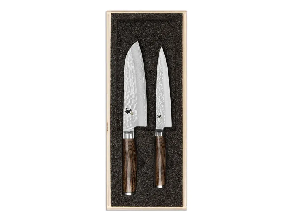 Pouze Dnes Sada dvou japonských nožů Kai SHUN PREMIER TM - Santoku a Utility Kai