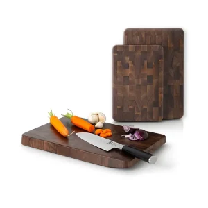 Časově Omezené Prkénko na krájení Continenta Endgrain 27x18x2,6 cm ořech Continenta