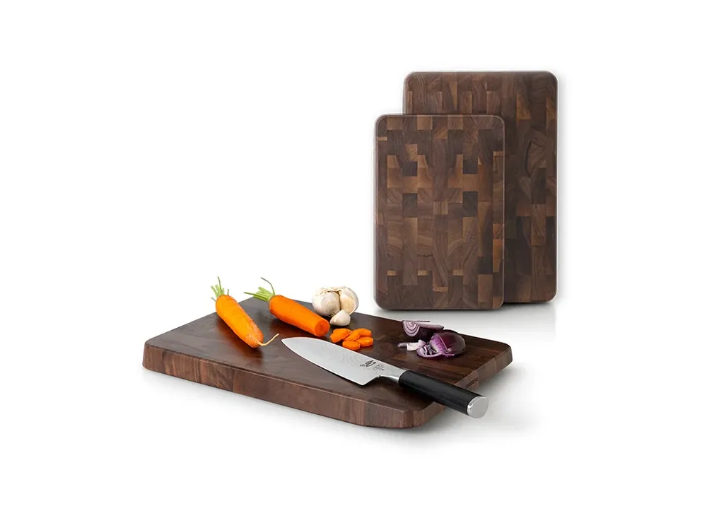 Časově Omezené Prkénko na krájení Continenta Endgrain 27x18x2,6 cm ořech Continenta