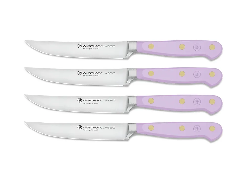 Časově Omezené Sada 4 nožů na steaky Classic Colour 12 cm Purple Yam Wüsthof