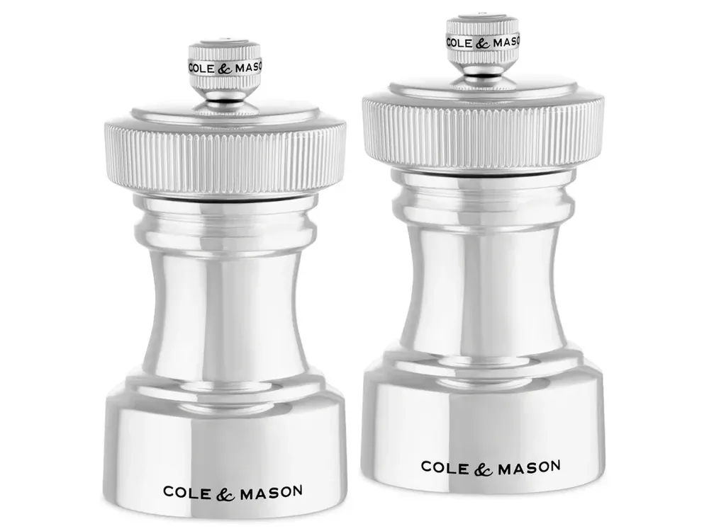 Objednat Nyní Sada mlýnků na sůl a pepř Hoxton Stainless Steel Silver Plate Precision+ Cole&Mason