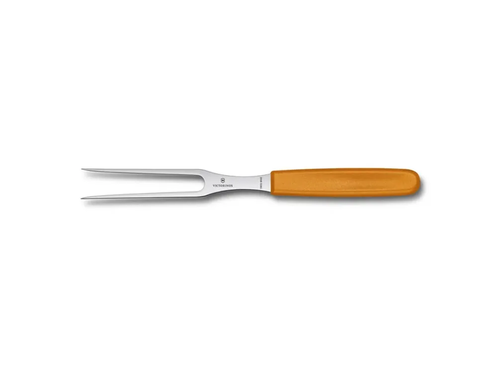 Ověřený Vidlička na maso Swiss Classic 15 cm oranžová Victorinox