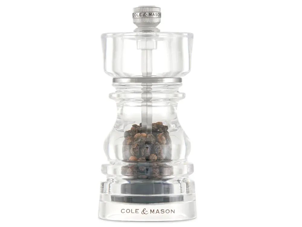 Nejprodávanější Mlýnek na pepř London Acrylic Precision+ 13 cm Cole&Mason