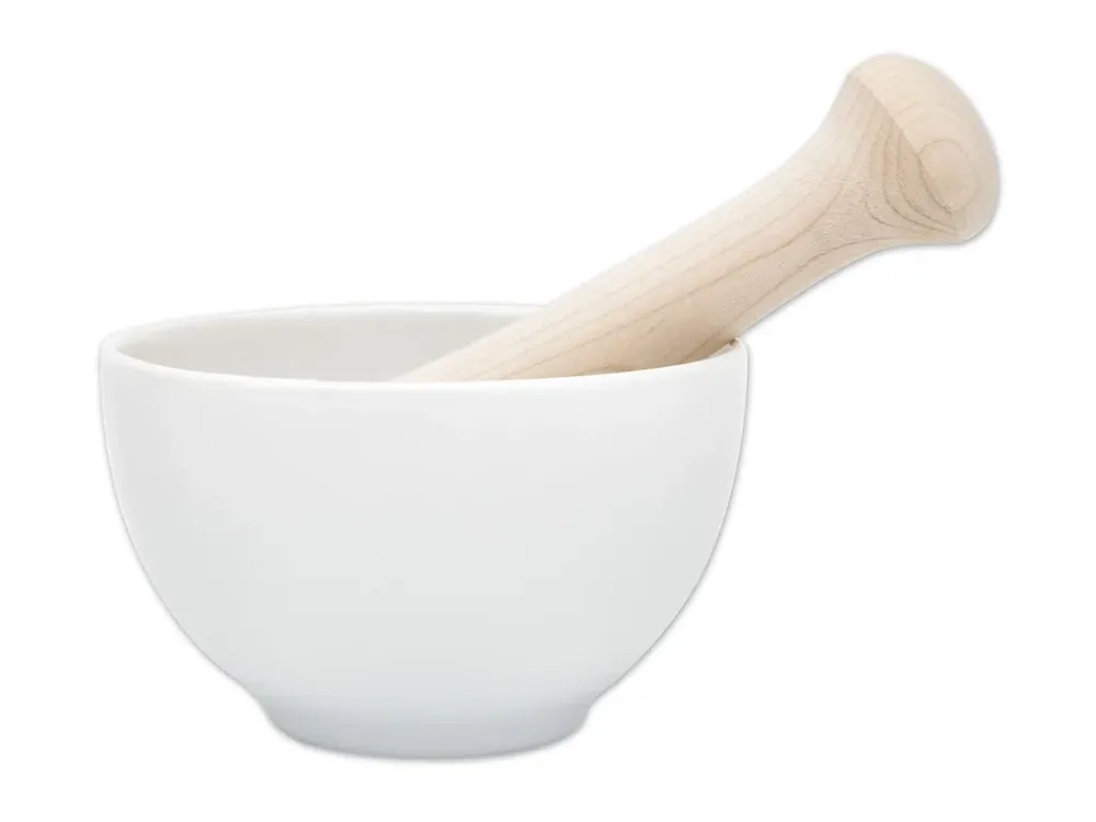 Tovární Cena Porcelánový hmoždíř Kai SELECT 100 s dřevěným tloukem Kai