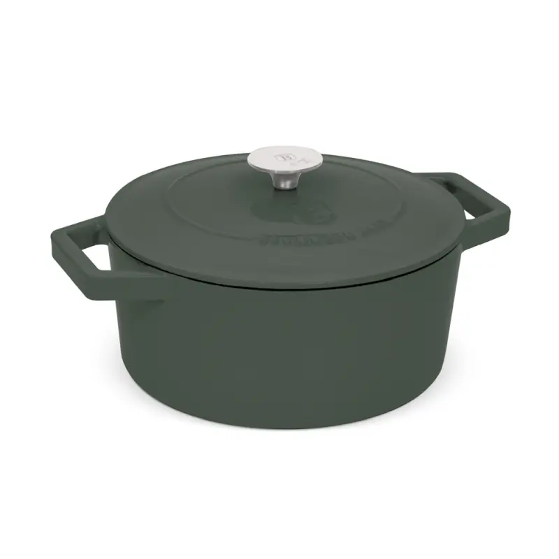 BERLINGERHAUS Pekáč litinový s poklicí 24 cm Matte Green Collection Časově Omezené