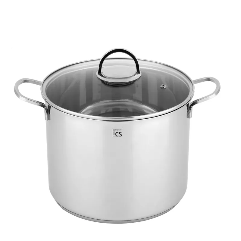 CS KOCHSYSTEME Hrnec s poklicí nerez 24 cm TRIER Vysoce Kvalitní