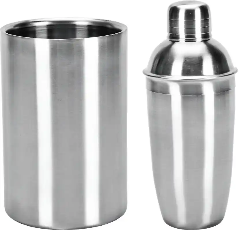 EXCELLENT HOUSEWARE Barmanská sada nerez shaker + chladič na lahve Originální
