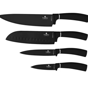 Akční Cena BERLINGERHAUS Sada nožů s nepřilnavým povrchem 4 ks Matte Black Collection