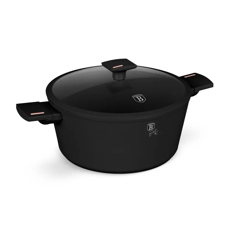BERLINGERHAUS Kastrol s titanovým povrchem a poklicí 28 cm Monaco Collection Nízká Cena