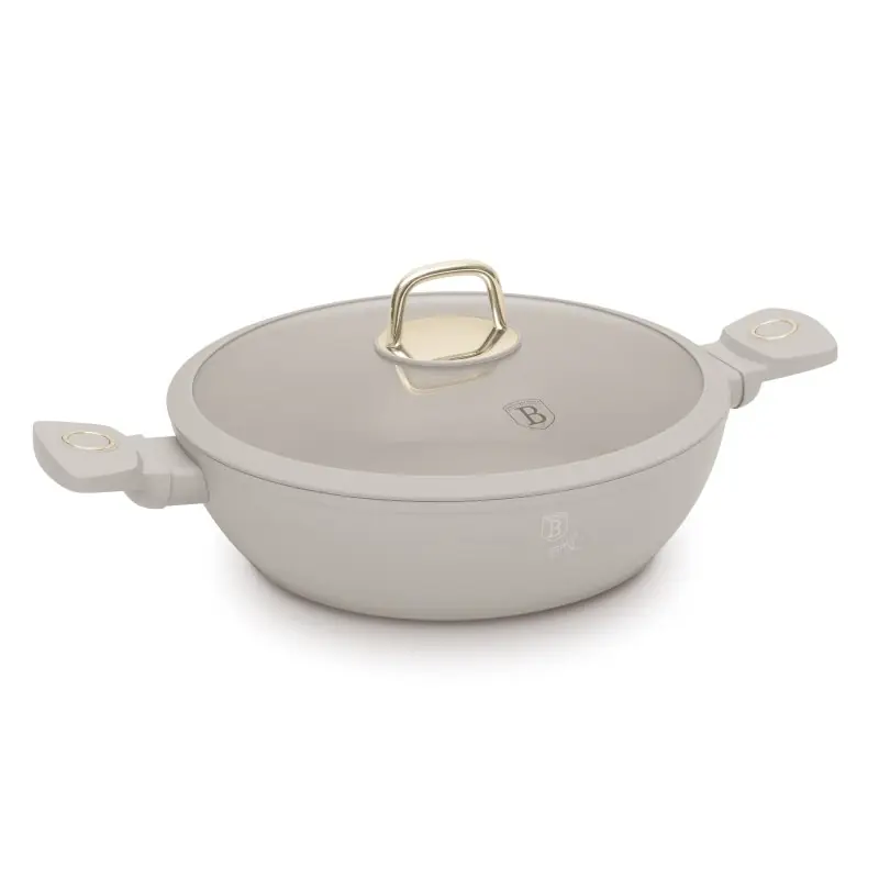 BERLINGERHAUS Pánev s titanovým povrchem a poklicí 28 cm Sahara Collection Jen Po Omezenou Doba