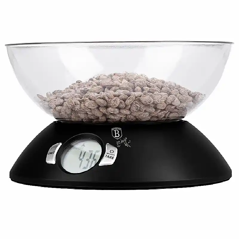 Značkový BERLINGERHAUS Váha kuchyňská digitální 5 kg s miskou Matte Black Collection