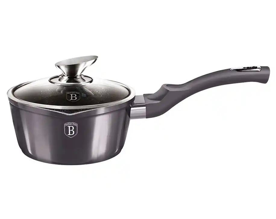 Akční Nabídka BERLINGERHAUS Rendlík s poklicí s mramorovým povrchem 16 cm Carbon PRO Line