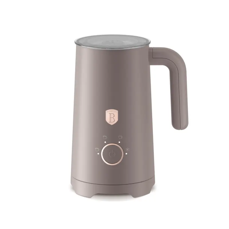 BERLINGERHAUS Napěňovač mléka elektrický 4 v 1 Taupe Collection Poslední Šance