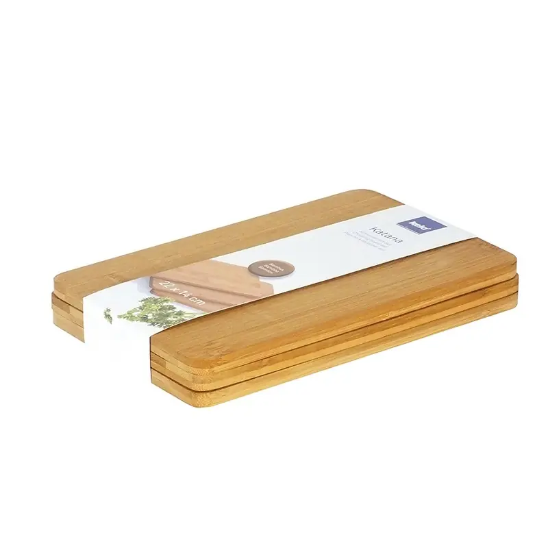 Akční Cena KELA Prkénko krájecí KATANA sada 3ks bambus 20 x 14 cm