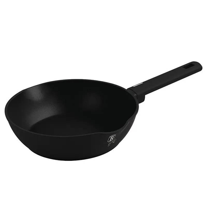 BERLINGERHAUS Pánev hluboká s titanovým povrchem 28 cm Matte Black Collection Jen Po Omezenou Doba