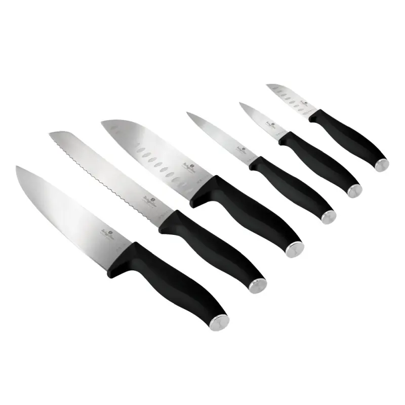 BERLINGERHAUS Sada nožů nerez 6 ks Matte Black Collection Výhodná Nabídka