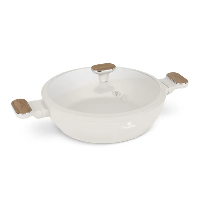 BERLINGERHAUS Pánev hluboká s titanovým povrchem a poklicí 28 cm Sahara Nordic Collection Tovární Cena