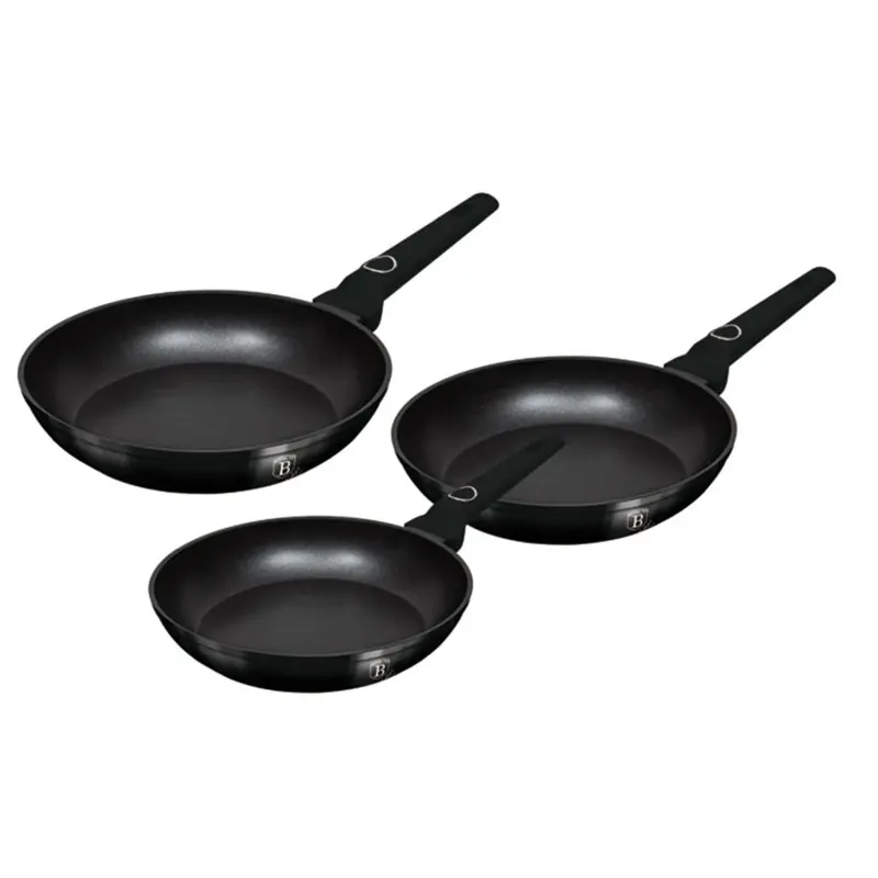 Sleva BERLINGERHAUS Sada pánví s titanovým povrchem 3 ks Black Vantage Collection