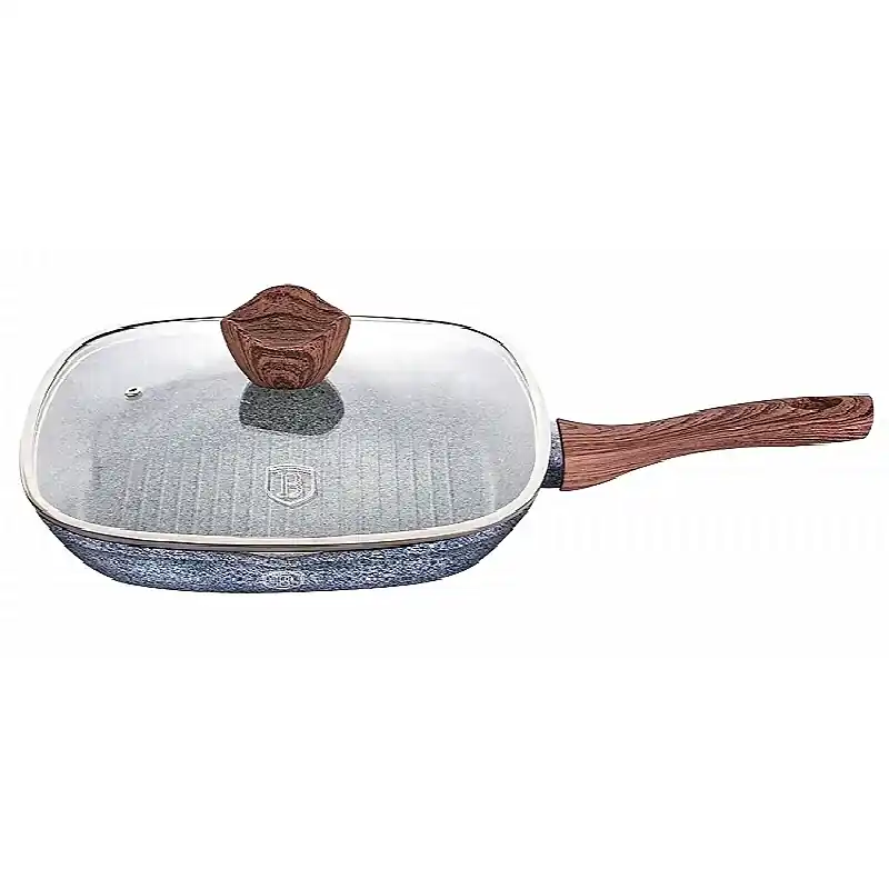 Odeslání Ihned BERLINGERHAUS Pánev grilovací s poklicí a mramorovým povrchem 28 cm Forest Line