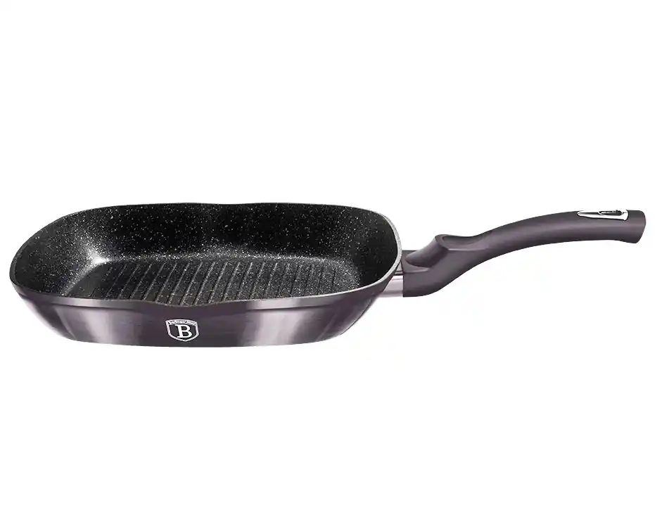 Hit Sezóny BERLINGERHAUS Pánev grilovací s mramorovým povrchem 28 cm Carbon PRO Line