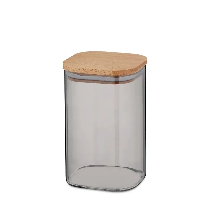Oblíbený KELA Dóza skladovací sklo / dřevo NEA 1,1 l