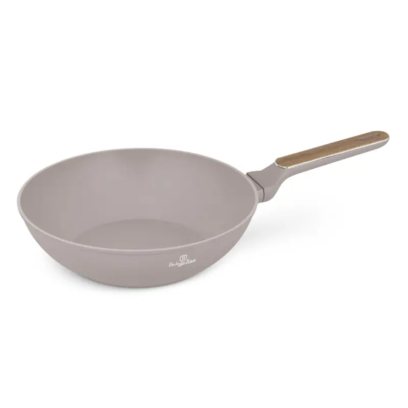 Poslední Šance BERLINGERHAUS Pánev WOK s titanovým povrchem 28 cm Taupe Nordic Collection