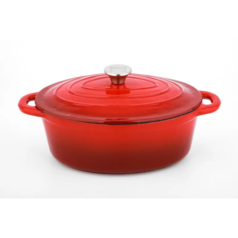 Sleva CS KOCHSYSTEME Pekáč s poklicí litinový Xanten 37 x 22 cm červený