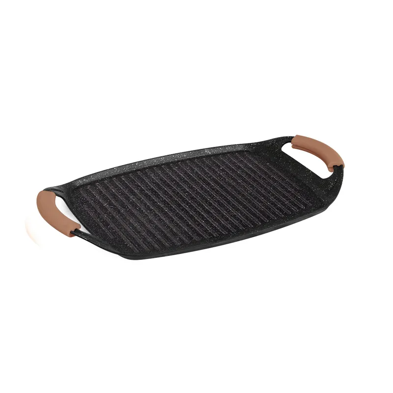 Hit Sezóny BERLINGERHAUS Grilovací deska s mramorovým povrchem 47 cm Rosegold Metallic Line