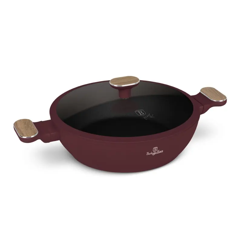 Akční Nabídka BERLINGERHAUS Pánev hluboká s titanovým povrchem a poklicí 28 cm Leonardo Nordic Collection