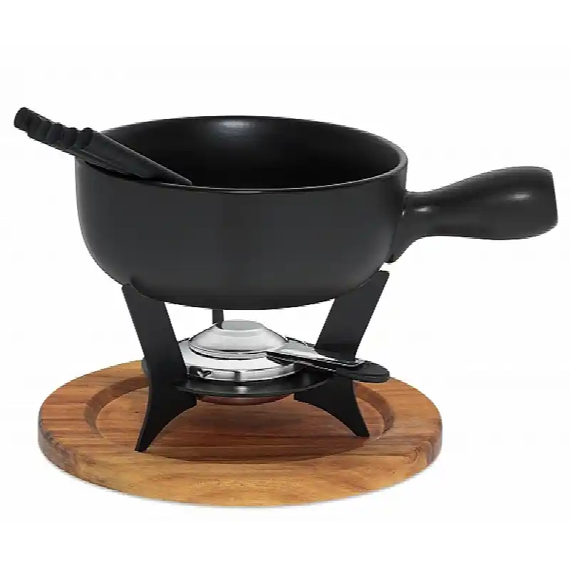 Nejlepší Volba KELA Sýrové fondue COUNTRY nerez / keramika o22 cm
