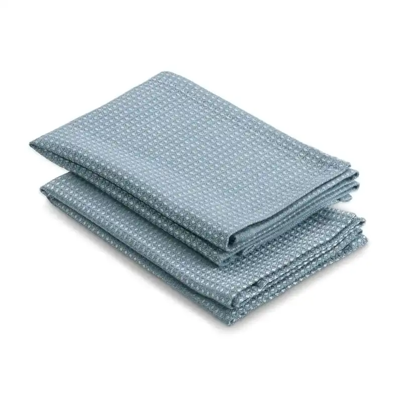 KELA Utěrka CAJA 2 ks 55% bavlna/45% bambus světle modrá 32x32 cm Výhodná Nabídka