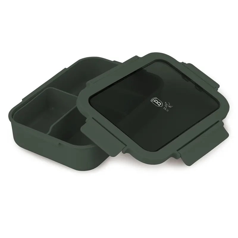 Značkový BERLINGERHAUS Přenosný box na svačinu dělený 1,3 l Matte Green Collection