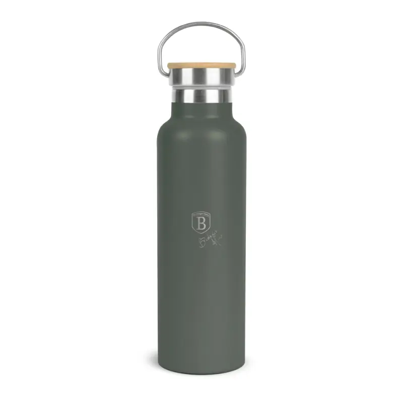 Oblíbený BERLINGERHAUS Termoska lahev s dvojitou stěnou nerez 0,6 l Matte Green Collection