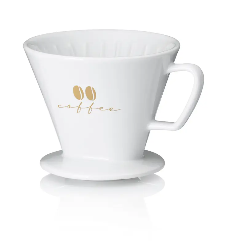 KELA Kávový filtr porcelánový Excelsa S bílá Horká Nabídka