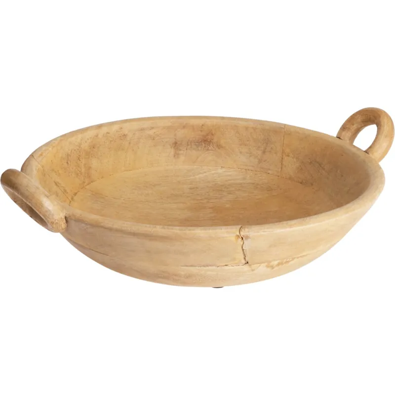 Sleva EXCELLENT HOUSEWARE Mísa servírovací mangové dřevo 30-35 x 9 cm přírodní